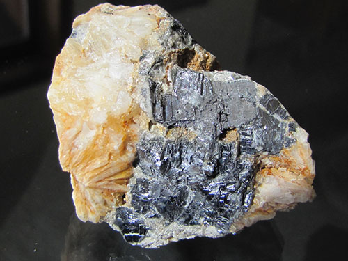 Silvery galena Silvery galena