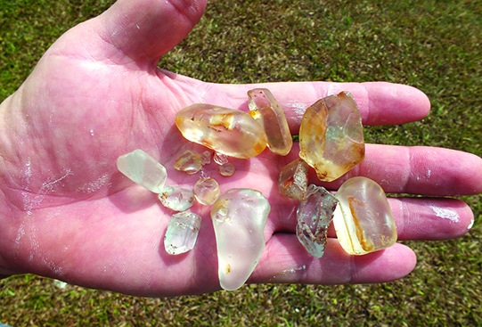 Topaz specimens